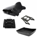 Chopped Trunk Backrest Mount Plate Fit For Harley Touring Road King Glide 14-26