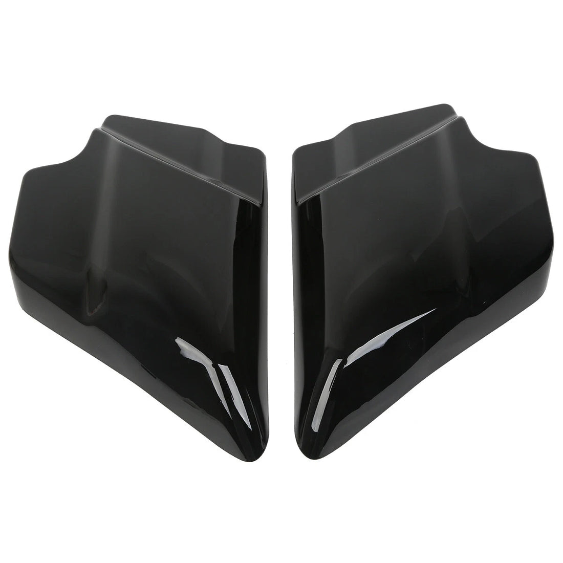 Vivid Black Battery Side Covers Fit For Harley Cvo Electra Road Glide 2009-2024