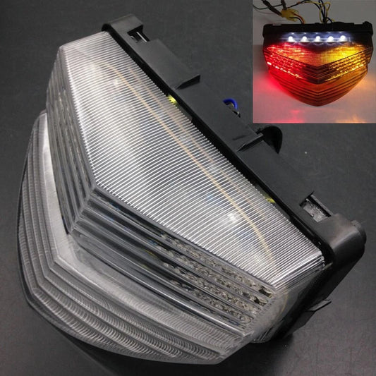 Tail Light LED Clear Integrated Turn Signal For Honda CBR600F4i 2001 2002 2003