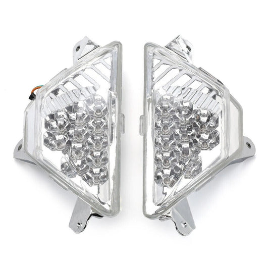 For Kawasaki Ninja 300/400/650/1000 ZX6R/ZX636 Clear Front LED Turn Signal Light