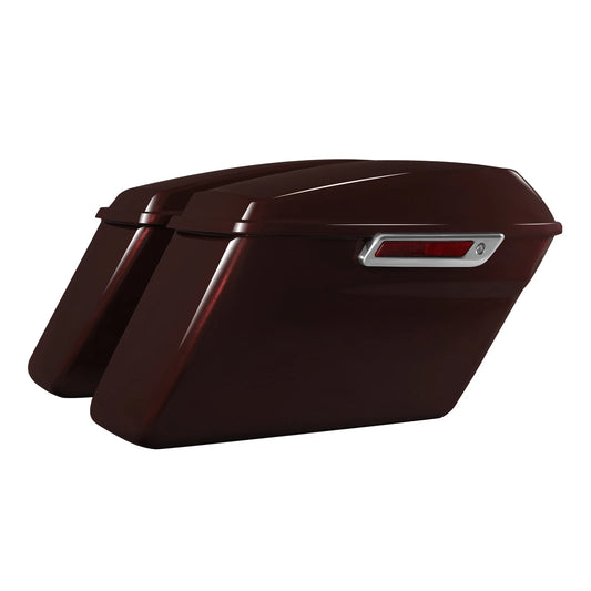 Hard Saddlebags Fit For Harley Touring Street Road Glide 14-24 Midnight Crimson