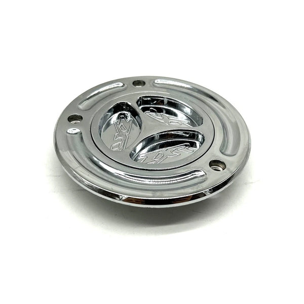 Fit for Kawasaki Ninja 650R/ER-6N 2006-2008 ZX14 Silver Keyless Fuel Tank Caps