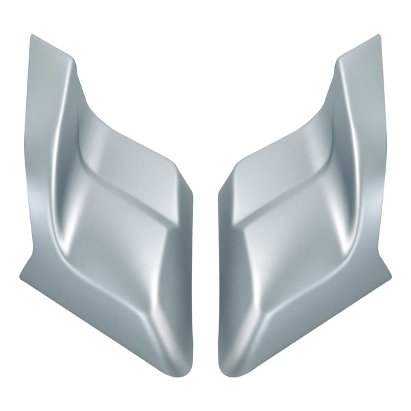 Stretched Side Fairing Cover Fit For Harley Touring 14-23 Barracuda Silver Denim