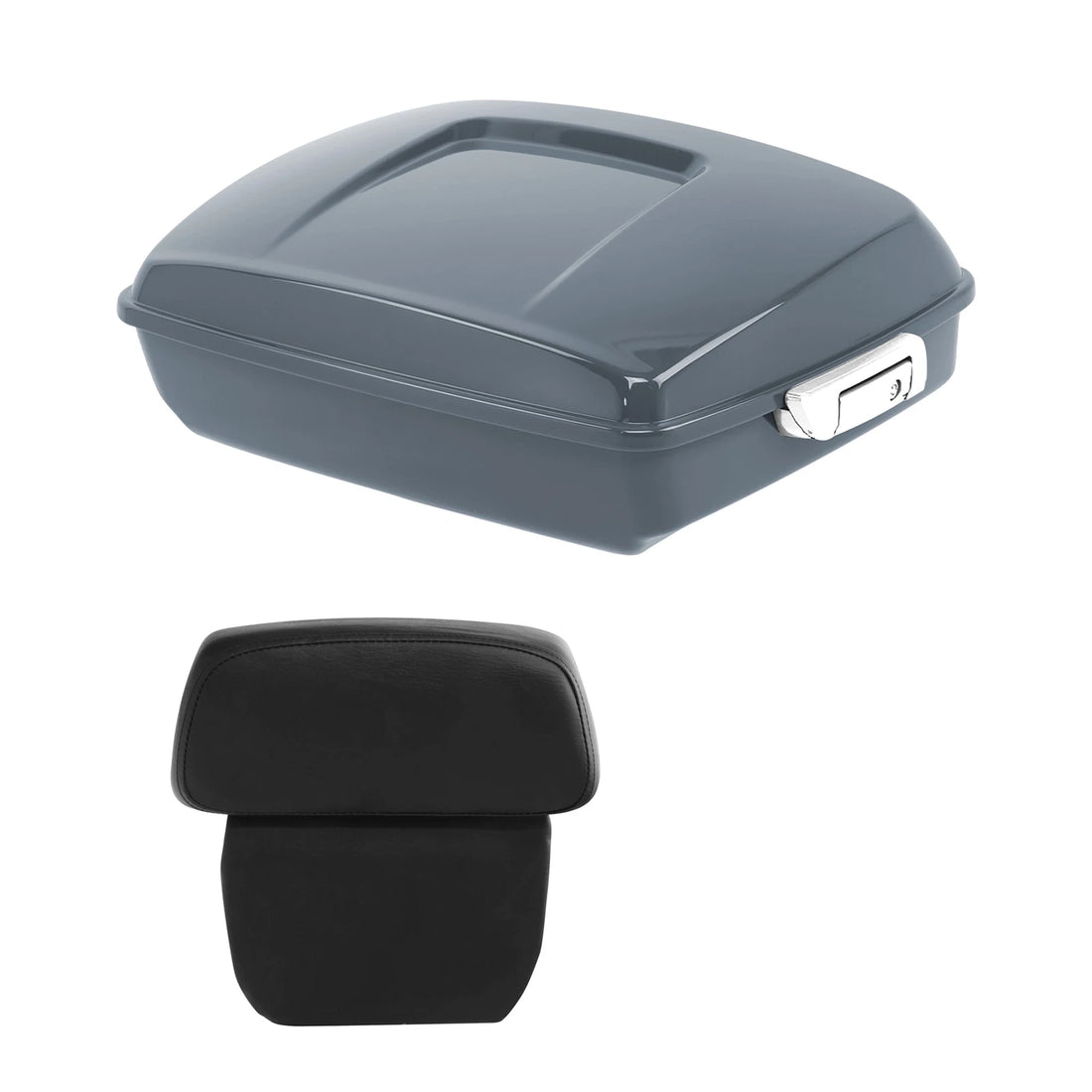 Chopped Trunk Backrest Fit For Harley Touring 2014-24 Gunship Gray