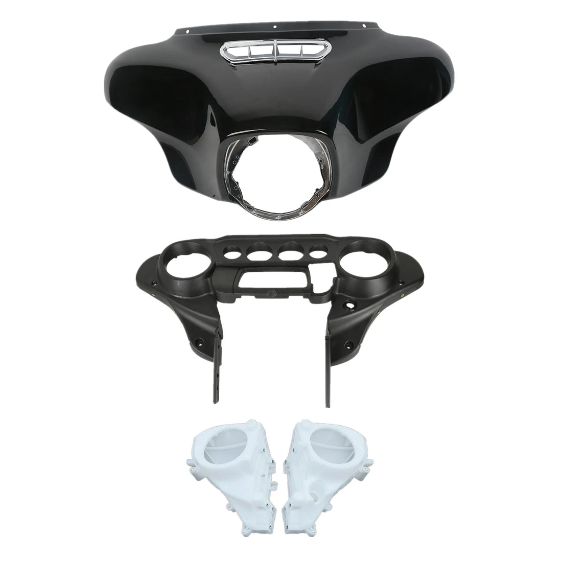 Batwing Inner & Outer Fairing Speakers Cover Fit For Harley Street Glide 14-23