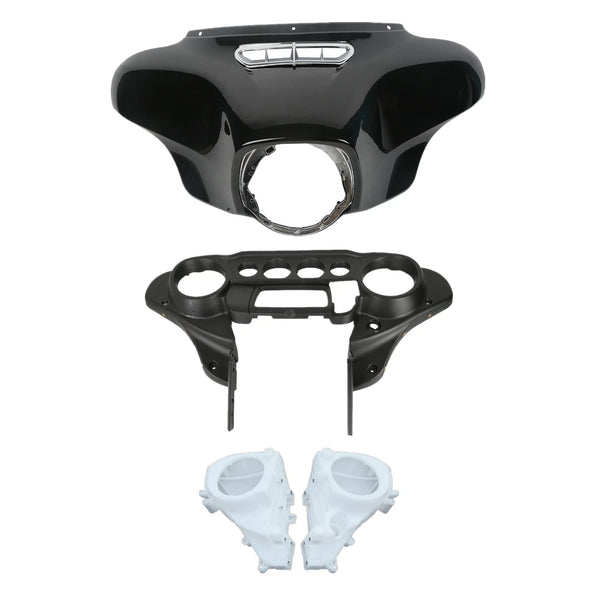 Batwing Inner & Outer Fairing Speakers Cover Fit For Harley Street Glide 14-23