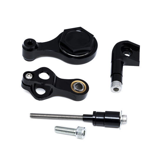 Motorcycle Black CNC Steering Damper Bracket Mounting For Yamaha Yzf R6 06-2011