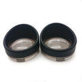 Black Visor-Style Turn Signal Bezels With Smoke Lens For Harley Sportster