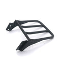Black Sissy Bar Backrest Luggage Rack Rear Carrier For Harley Dyna FLSTS FXST