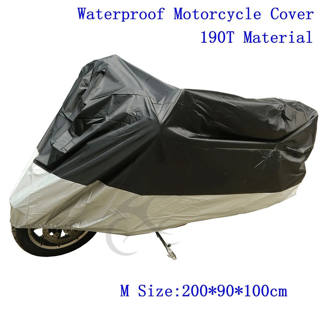 Motorcycle Bike Scooter Waterproof UV Dust Protector Outdoor Rain Dust Cover M