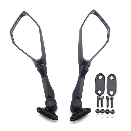 Left & Right Rearview Mirrors For Kawasaki Ninja400 EX400 2018-2021 19 20 Black