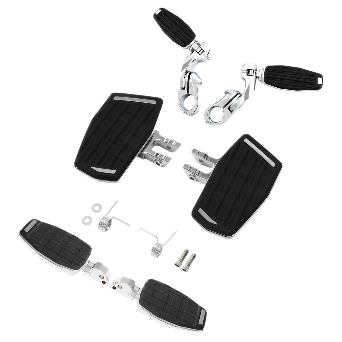 Driver Passenger Footboards & Footpegs Fit For BMW R18 Transcontinental 21-25 24