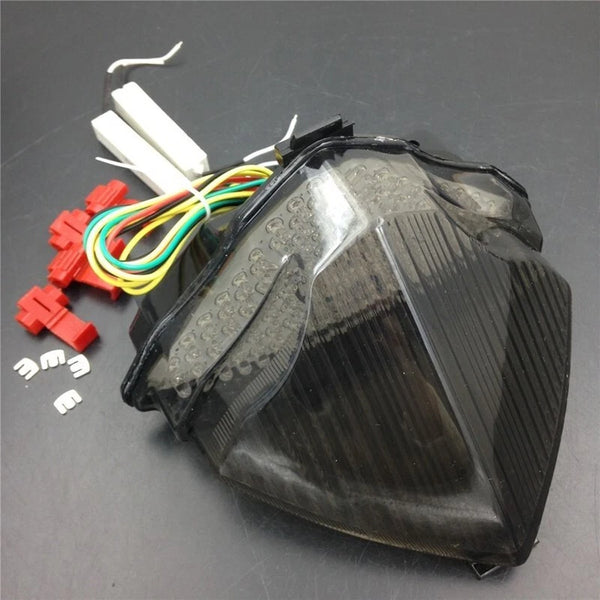 LED Tail Light Smoke Integrated Turn Signal Fit For 2004 2005 2006 Yamaha Yzf R1