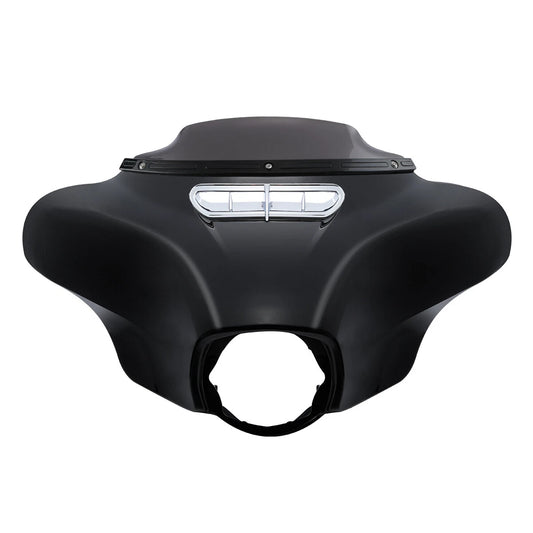 Outer Batwing Fairing LED Trim Windshield Fit For Harley Electra Glide 2014-2023