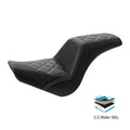 Driver & Passenger Gel Seat Fit For Harley Softail FXST Street Bob FXBB 18-2025
