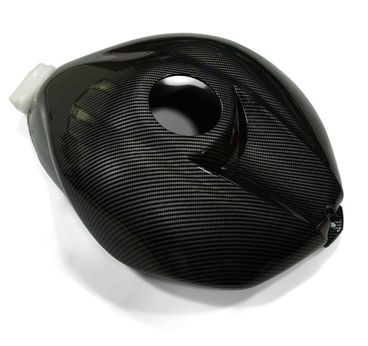 Fit Yamaha Yzf R6 2006 2007 Black Carbon Fiber Painted Gas Tank Cover Fairing