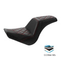 Gel Rider Driver Passenger Seat Fit For Harley Softail Street Bob FXBB 2018-2025