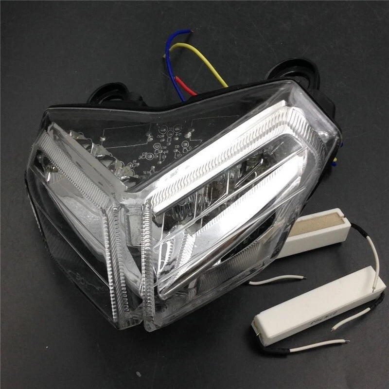 LED Tail Brake Light Clear Fit For Ducati 848/EVO 1098/R/S 1198/R/S 2007-2014 13