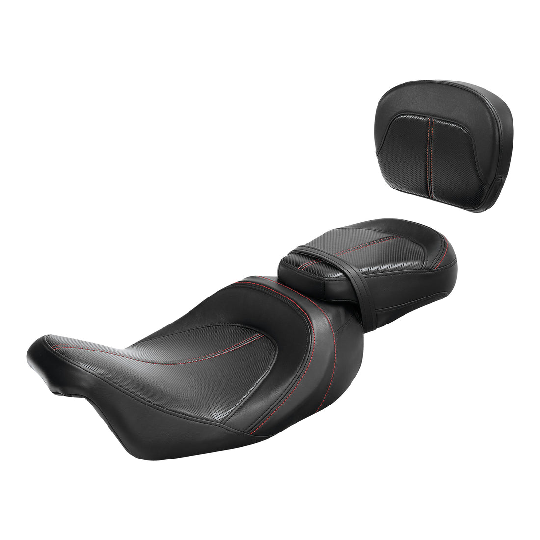 Driver & Passenger Seats Backrest Sissy Bar Fit For Harley Street Glide 09-2023