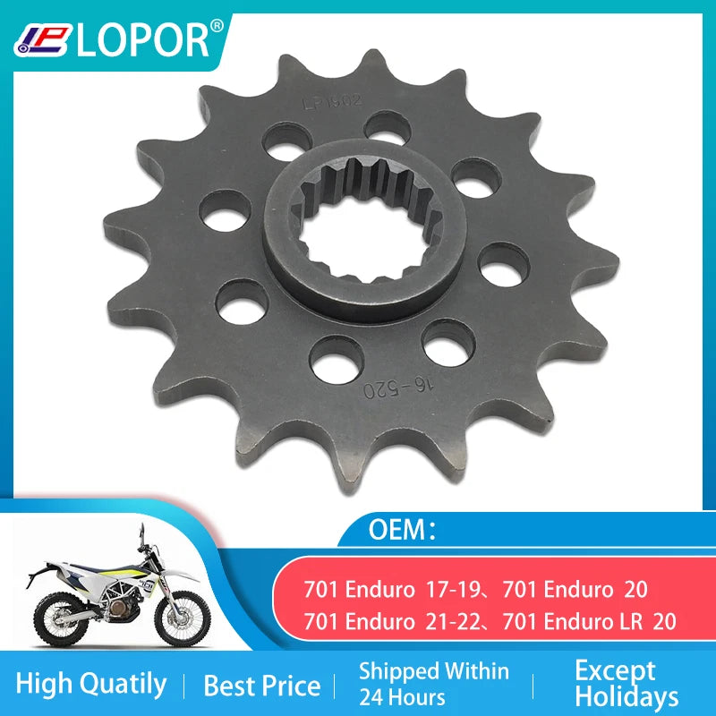 520-15T Motorcycle Front Sprocket For Husqvarna Road 701 Enduro 17-19 701
