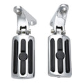 Chrome Rear Passenger Footpegs Mount Fit For Harley Touring Road King 1993-2025