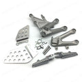 Driver Front Footrests Foot Peg Bracket Silver Fit for Honda CBR1000RR 2004-2007