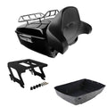 King Trunk Backrest Solo Mount Fit For Harley Low Rider ST 2018-25