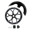 21" Front Fender Wheel Rim Single Disc Hub Fender Fit For Harley Road King 08-24