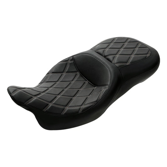 Motorcycle Two Up Seat Fit For Harley Touring Street Road Glide 2009-2023