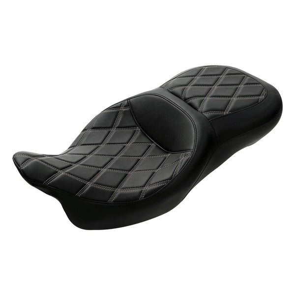Motorcycle Two Up Seat Fit For Harley Touring Street Road Glide 2009-2023