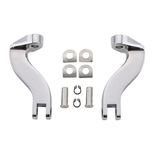Chrome Rear Footpeg Mount Fit for Harley Touring Electra Street Glide 1993-2025