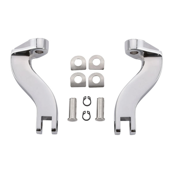 Chrome Rear Footpeg Mount Fit for Harley Touring Electra Street Glide 1993-2025