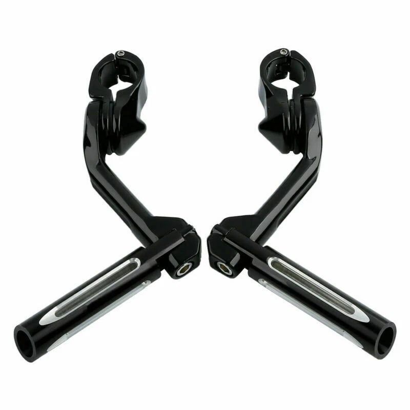 1.25'' Adjustable Highway Footrest Peg Long Angled Mount Fit For Harley Touring