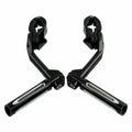 1.25'' Adjustable Highway Footrest Peg Long Angled Mount Fit For Harley Touring