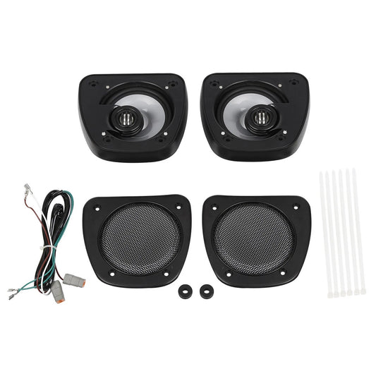 Audio Lower Fairing Speakers Kit Fit For Harley Touring Electra Glide Flht 06-13