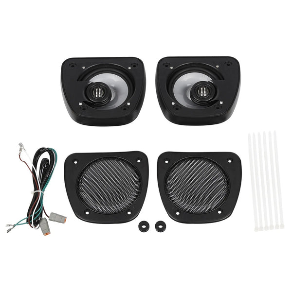 Audio Lower Fairing Speakers Kit Fit For Harley Touring Electra Glide Flht 06-13