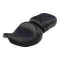 Black Driver Passenger Two-up Seat Fit For Indian Roadmaster Chieftain 2014-2023