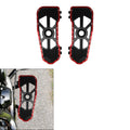 Driver Floorboards Footboards Fit For Harley Touring Road Glide 09-25 Black Red