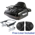King Trunk Pad Rack Tail Light Speakers Fit For Harley Touring Road King 97-08