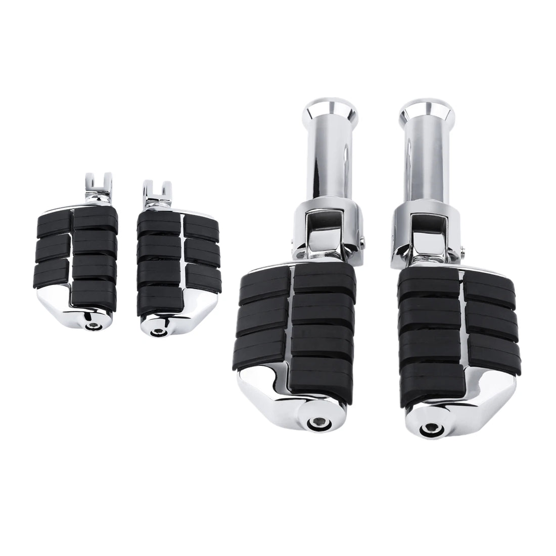 Driver & Passenger Footpegs Mount Bracket Fit For Harley Softail Low Rider 18-25