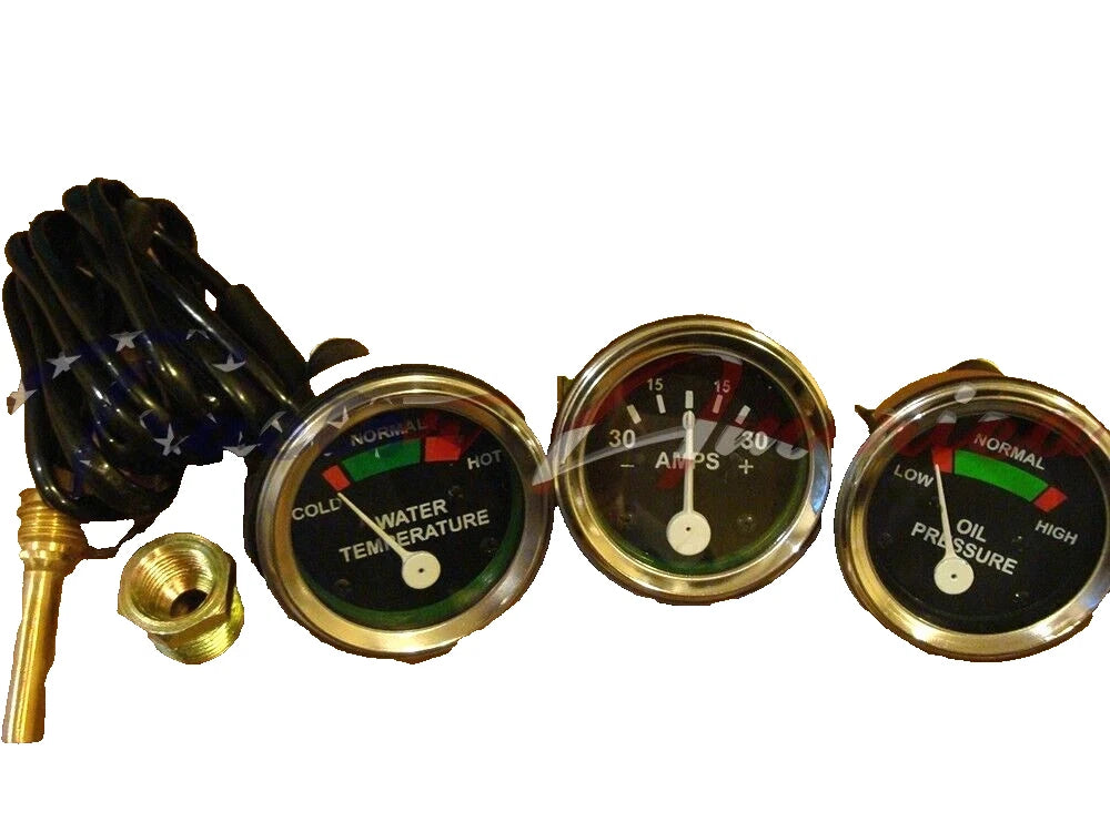 for Massey Ferguson/Massey Harris MF 3 Gauge Set 50 65 135 150 165 TE20 TEA20