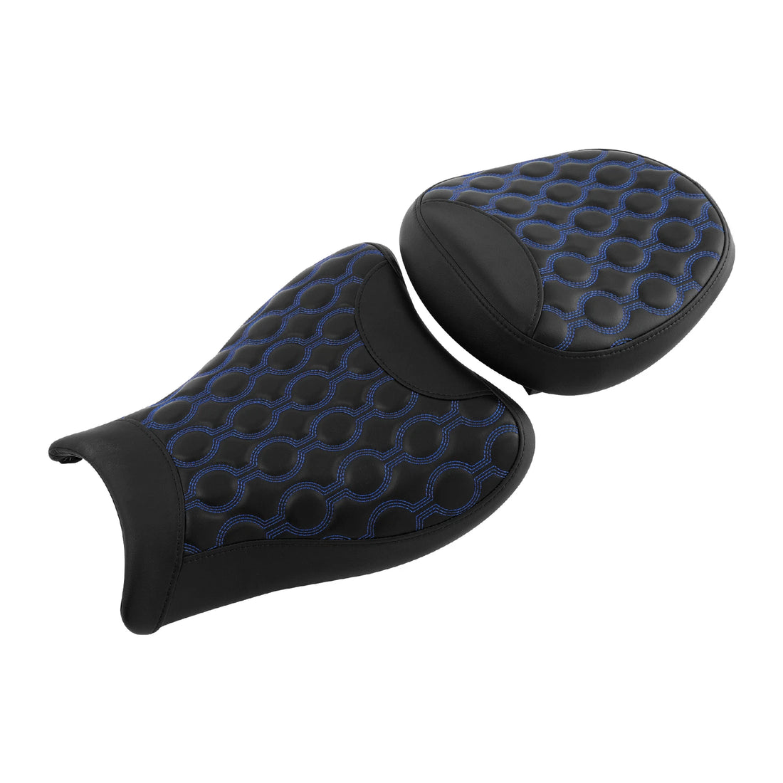 Driver Passenger (Black+Blue) Seat Fit For Suzuki Hayabusa GSX1300R 2008-2020