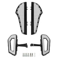Driver & Passenger Footboards Floorboards Fit For Harley Street Glide 2000-2025