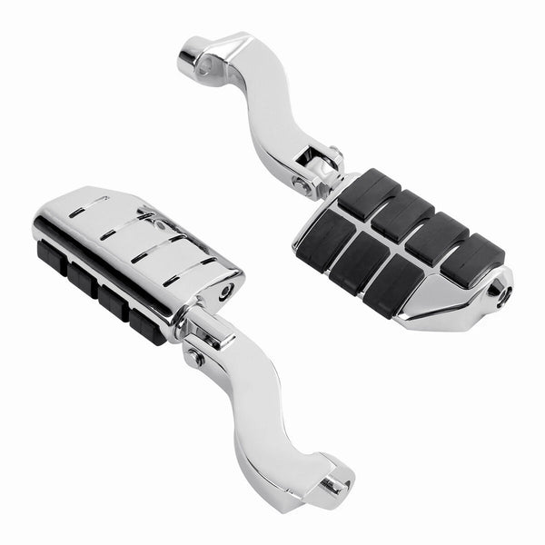 Chrome Lion Paw Footpeg Mount Bracket Fit For Harley Touring Road Glide 93-2025