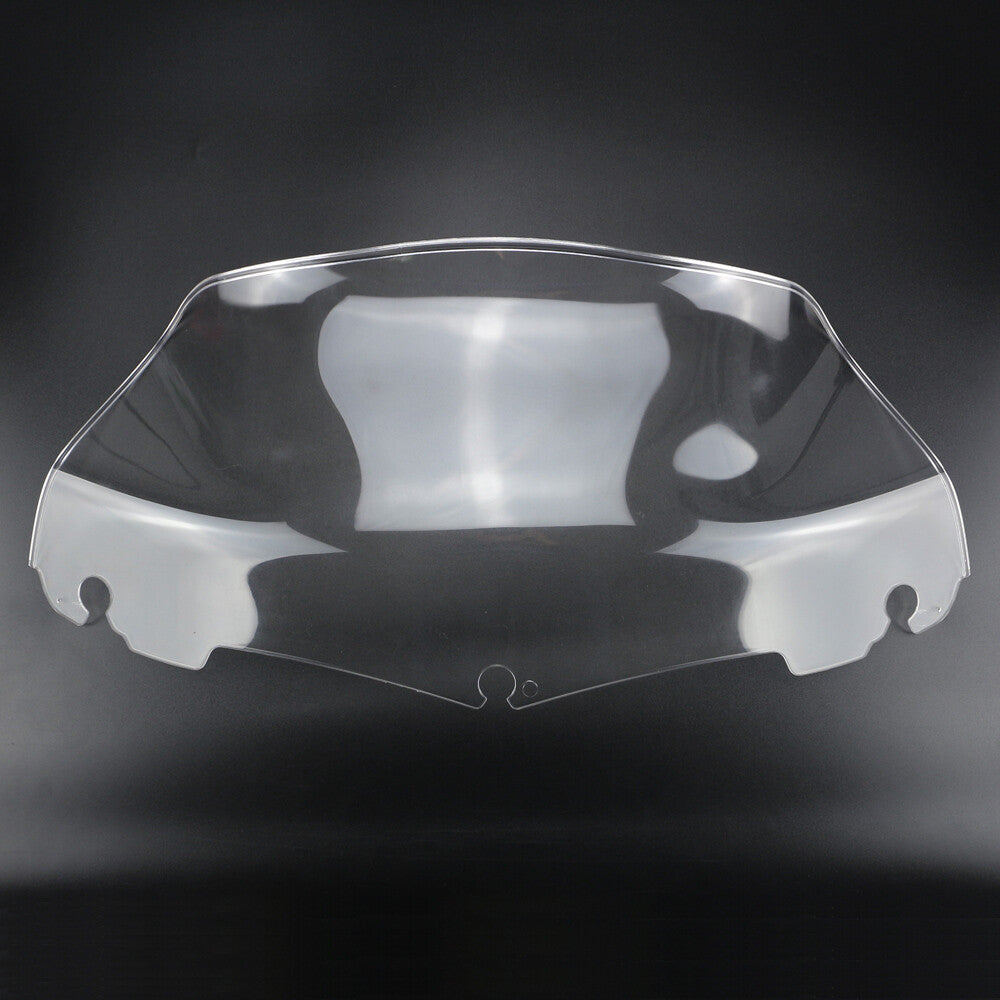 9" Wave Windshield Windscreen For Harley Touring Electra Street Glide 14-21 Clea