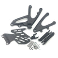 Motorcycle Driver Front Foot Peg Bracket Black Fit for 2007 2008 Yamaha YZF R1