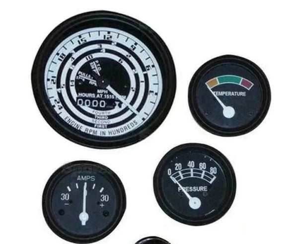 Ford Instrument & Gauge Kit 600, 700, 800, 900, Jubilee, Naa 4 Speed Amp Oil BB