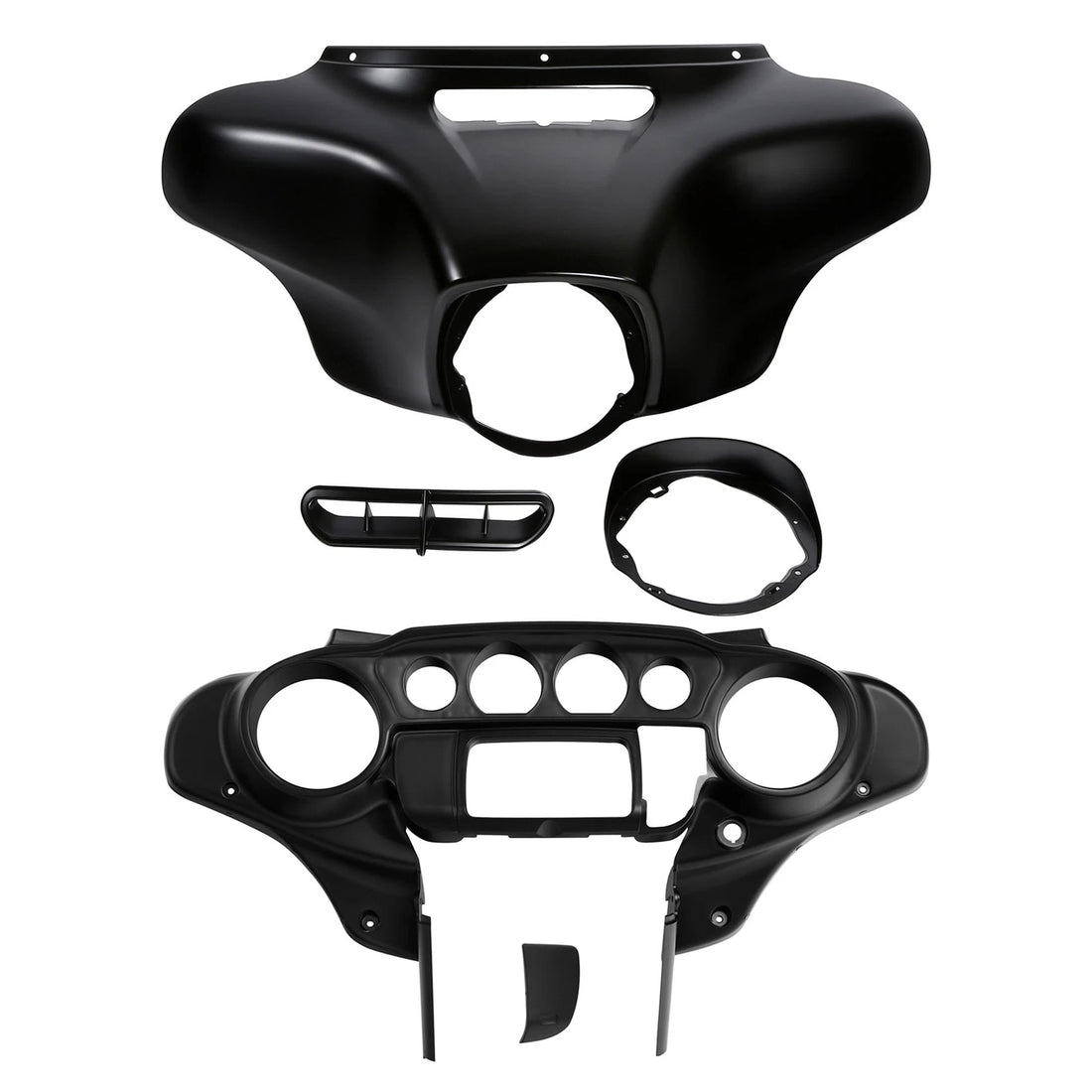 Batwing Inner Outer Fairings Fit For Harley Electra Glide 2014-2023 Black Denim
