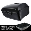 Vivid Black King Trunk Fit For Harley Touring Touring Road Glide 2009-2013