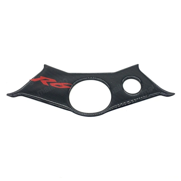 Carbon Triple Tree Top Clamp Upper 3D Decal Sticker Fit Yamaha YZF-R6 2003-2005